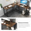 L-Shaped Metal Base Writing Desk-1425297131