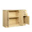 Buffet Contemporary avec 2 portes et 2 tiroirs, armoire de rangement