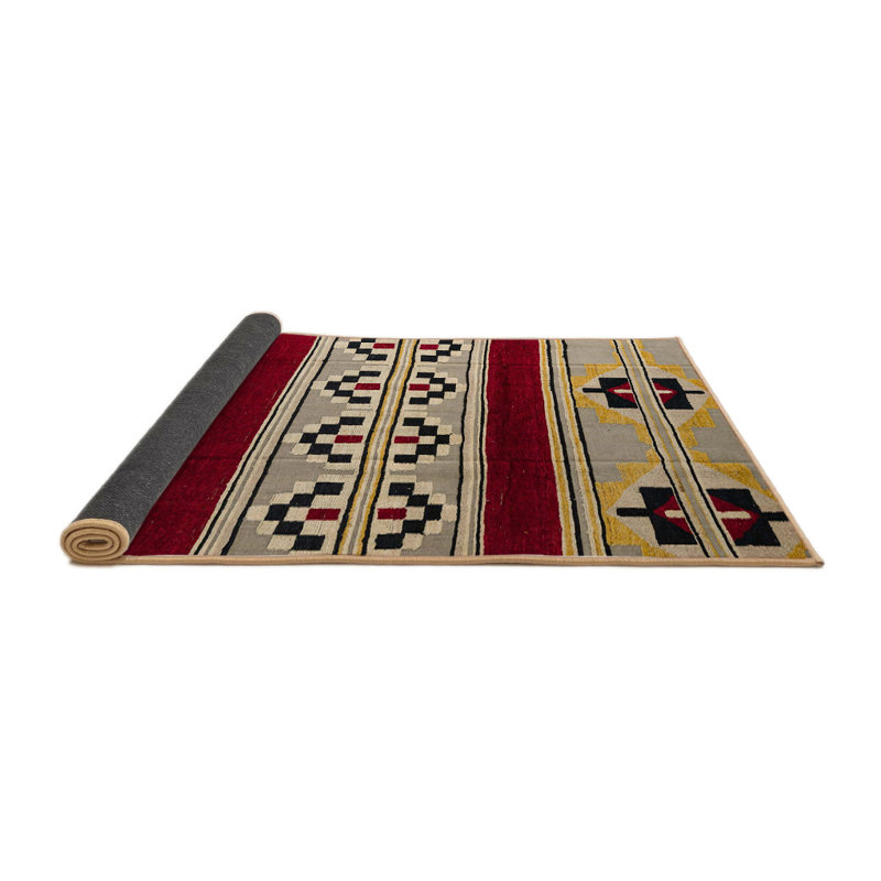 Genica Abstract Indoor Rug, Round 4'