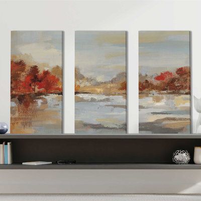 " Late Fall Reminiscense " 3 - Pieces