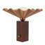 Lampe de table rose 14 po Furrow-764055312