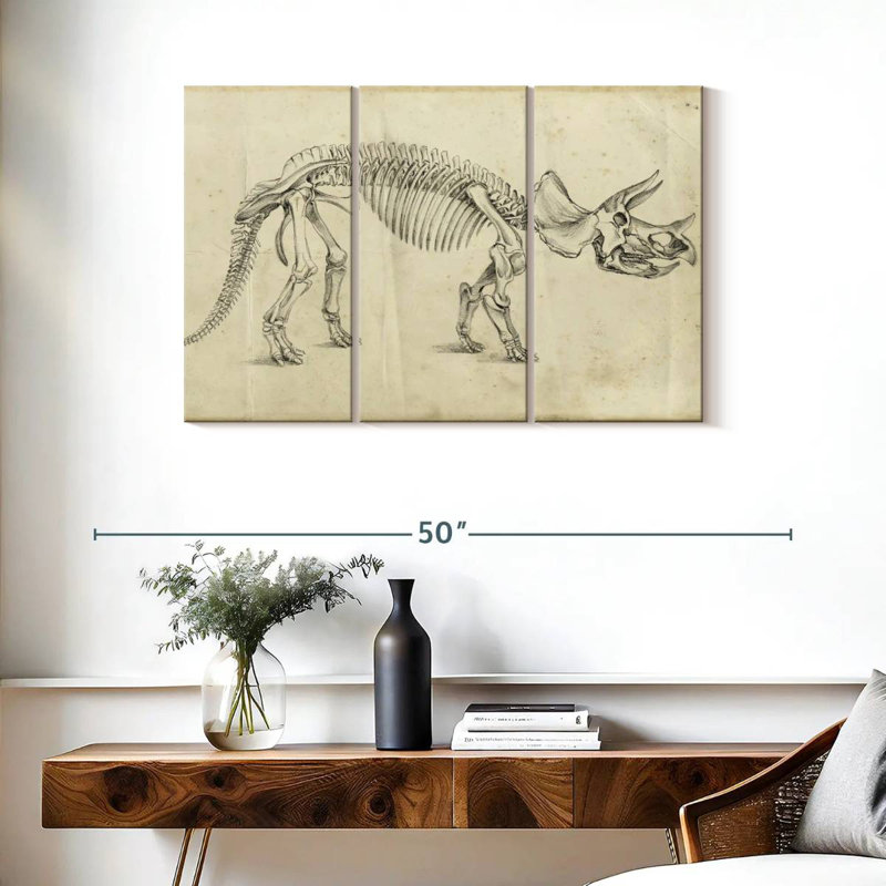 Dinosaur Study II, 24" H x 38" W