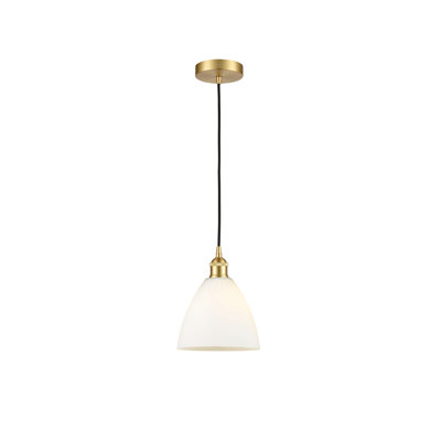 Luminaire suspendu conique à 1 lumière Bluford