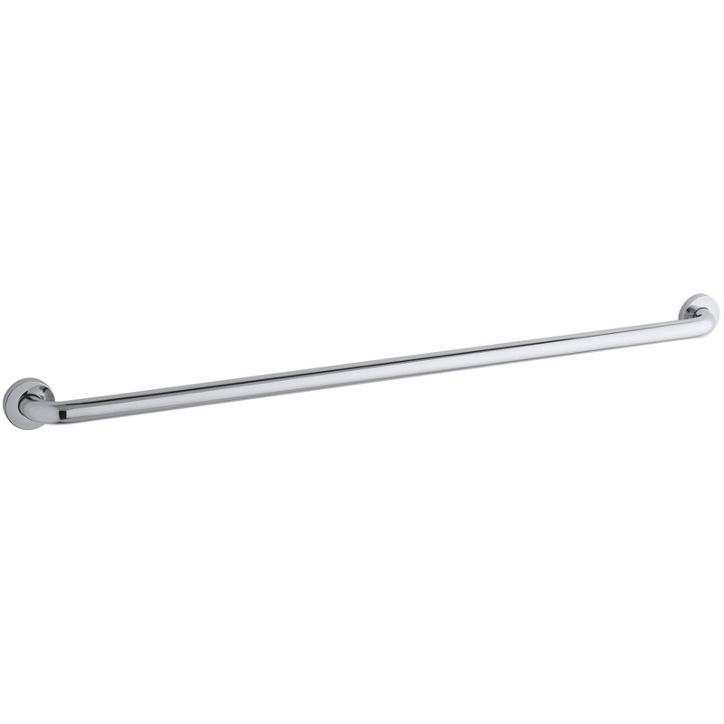 Contemporary Grab Bar, Polished Stainless, 42"W