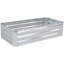Lit de jardin surélevé rectangulaire en acier galvanisé Ippolito - argent - 48 po x 24 po x 11,75 po-1188451416-1184900158-1188611266