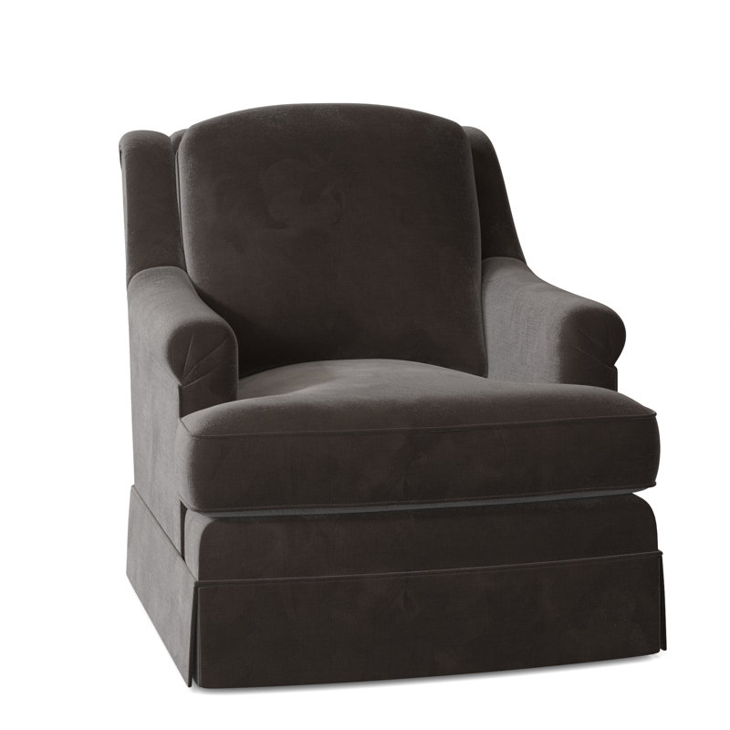 Milan 35.5" Wide Armchair, 9953 Mink, Stationary