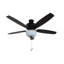 Ventilateur de plafond en nickel brossé 52 pouces avec ensemble d'éclairage DEL Fusion-2121631957-2121631958