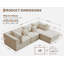 Canapés modulaires, canapé convertible avec repose-pieds-1582354594