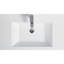 Meuble-lavabo de salle de bain 36 po, unité élégante. Lavabo en résine, tiroirs à fermeture en douceur. Gris cendré. Flottant 24 V11-36Ag avec lavabo, rangement mural attrayant. Propreté.