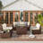 Waldman 4 - Person Outdoor Seating Group with Cushions-829129253-826415973