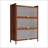 44'' Tall Metal 3 Flip Doors Cabinet With Ample Storage For Various Home And Office Spaces, Durable And Space-Efficient