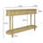 47" Console Table With Tambour Doors For Hallway, Living Room-186085922