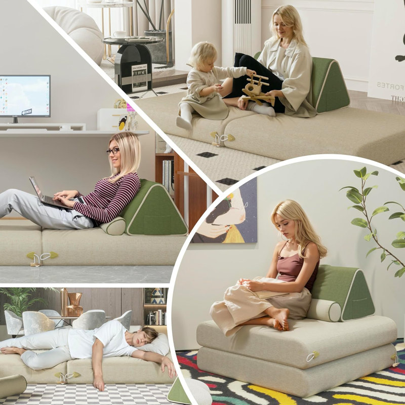 1 Seater Velvet Sofa