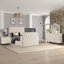 Ensemble de chambre avec grand lit capitonné et rembourré 4 pièces Encore-815386978-815386979-815386980