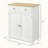 Compact Sideboard with Solid Wood Top