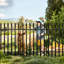 Metal Garden Fence Panels, 5 Pack, No-Dig Decorative Post Tops-1738446874-1738446944