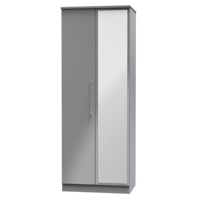 Tabaitha Tall Double Mirror Wardrobe