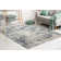 Livigno 1241 Transitional Striated Blue Area Rug