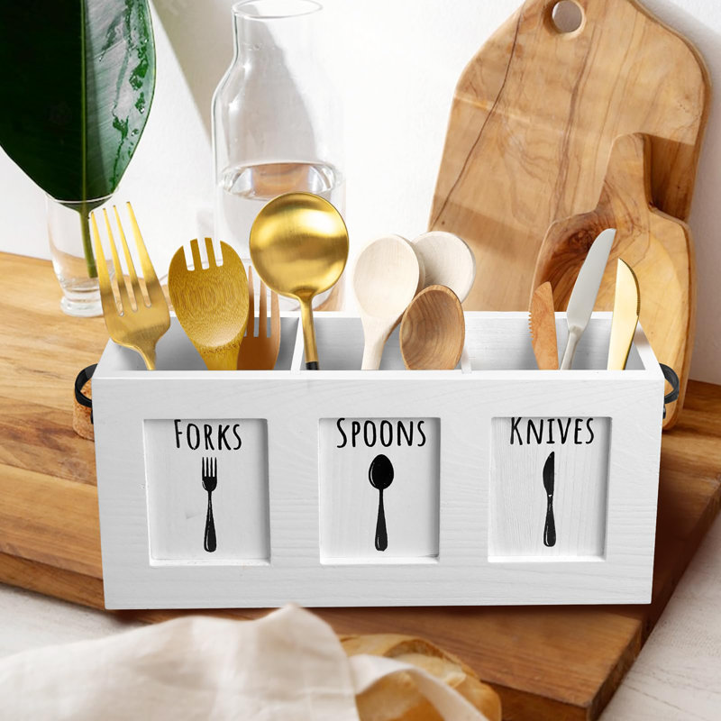 Wood Flatware Organizer