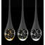 Luminaire suspendu en cristal 3 lumières Korhonen