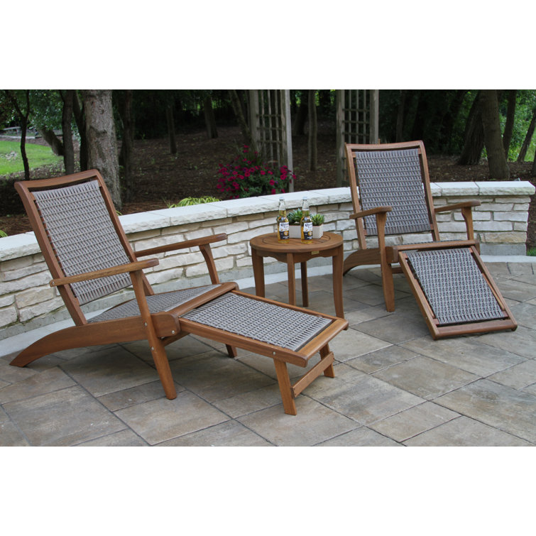 Premium All-Weather Wicker Outdoor Lounge Chair