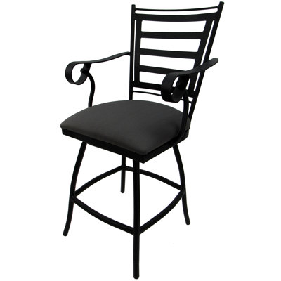 Darin Metal Outdoor Patio Stool