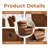  Power Lift Recliner Chair For Elderly With Massage And Heat, Lay Flat Recliner For Big And Tall, Camel-1907805820