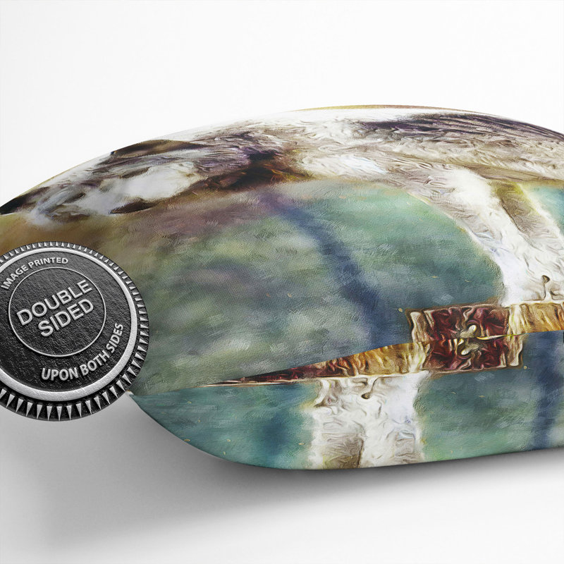 Abstract Wolf Vol.3 Square Throw Cushion, 40cm H x 40cm W x 15cm D