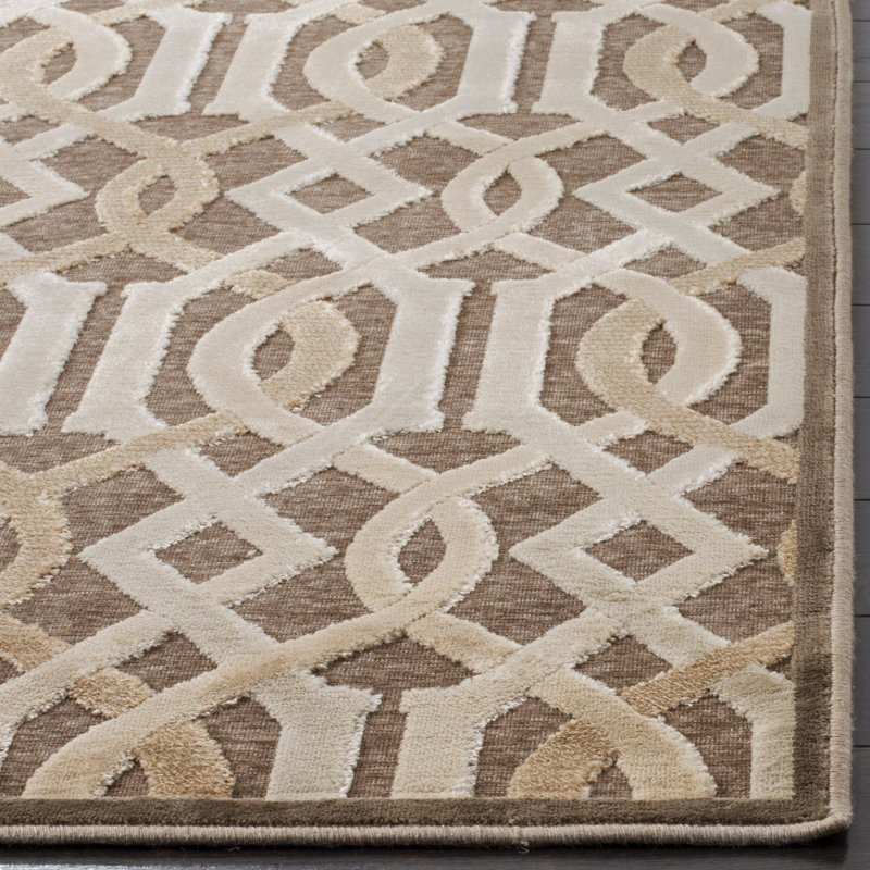 Van Wyck Paradise Viscose Geometric Rug, Runner 2'2" x 8'