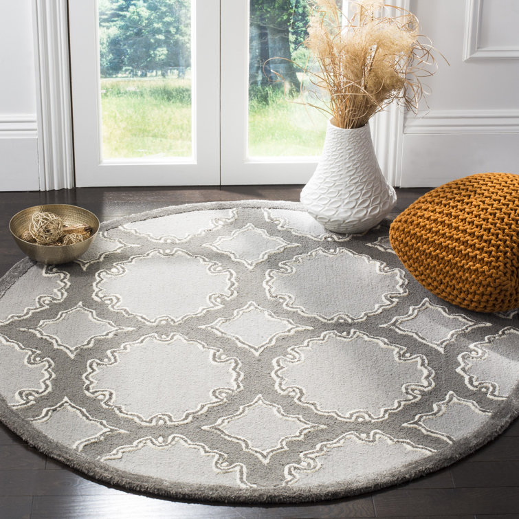 Cruz Hand Tufted Wool Geometric Rug