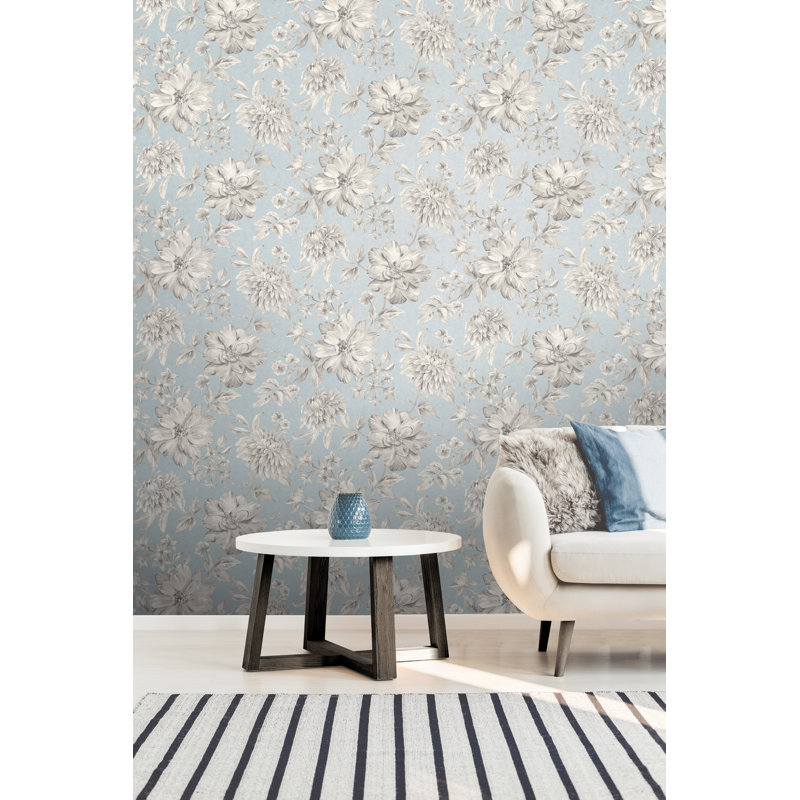 Cumberland 10m x 52cm Semi-Gloss Wallpaper Roll, Blue