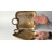 Metropolitan Set Of 2 Decorative Gold Tray With Handles