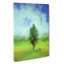 Isolated Tree in Abstract - Wrapped Canvas Painting Print-55309057