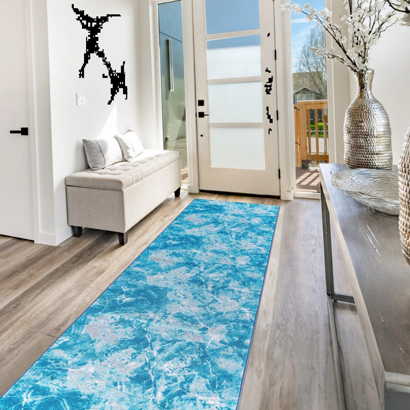 Luxury Non Slip Marble Design Large Area Rugs Living Room Bedroom Soft Carpet Hallway Abstract Pattern Floor Mats Door Mat