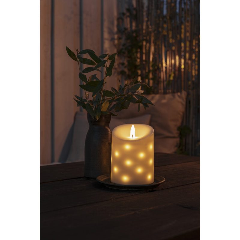 Unscented Flameless Pillar Candle