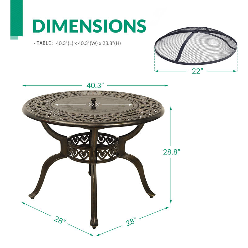 Table de salle à manger Bafti Iulger