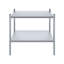Unité de rangement sec en acier galvanisé à 2 niveaux. 24 po x 43 po x 38 po
