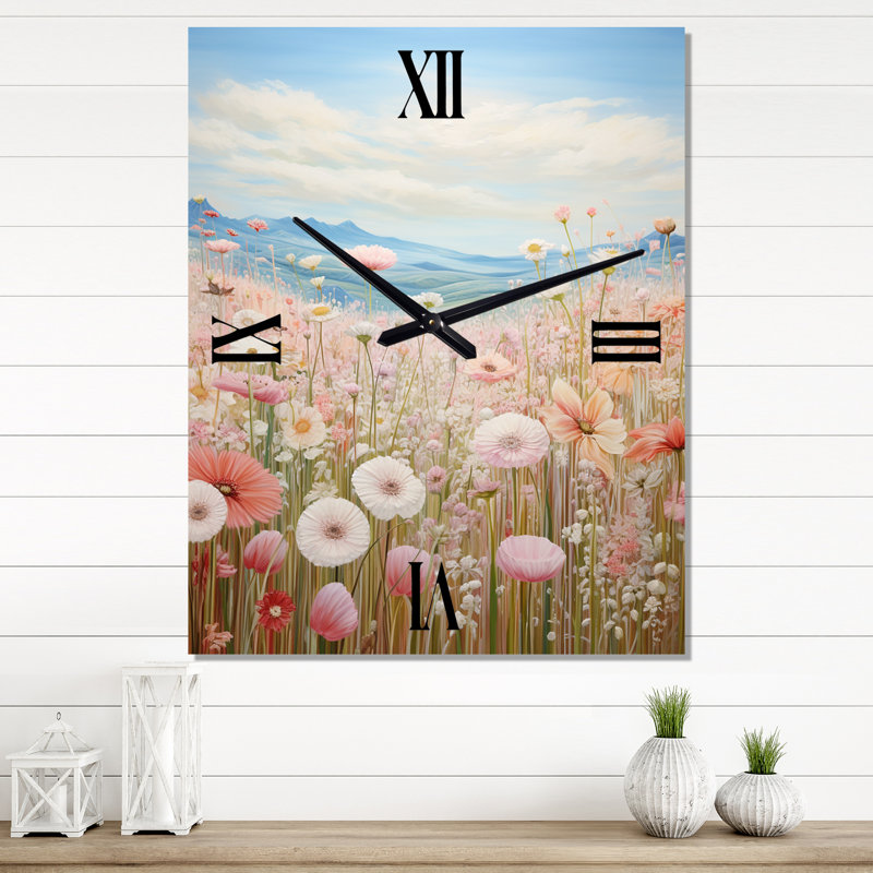 Très grande horloge murale Gudger, Moyen