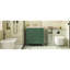 Meuble-lavabo de 30 po avec lavabo en céramique, bois massif, 3 tiroirs, lavabo et tiroir de style classique