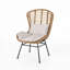 Chaise de patio avec coussin-1001299393-1001299392