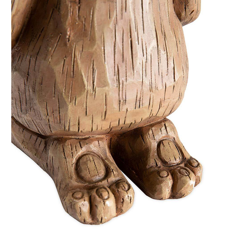 Statuette de lapin «Happy Hero Yoga»