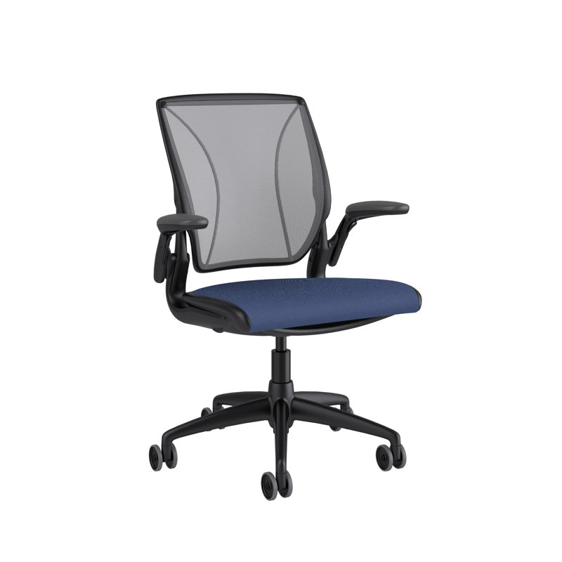 Diffrient World Wool Task Chair, Black, Catena/Caraway, Corde/Black