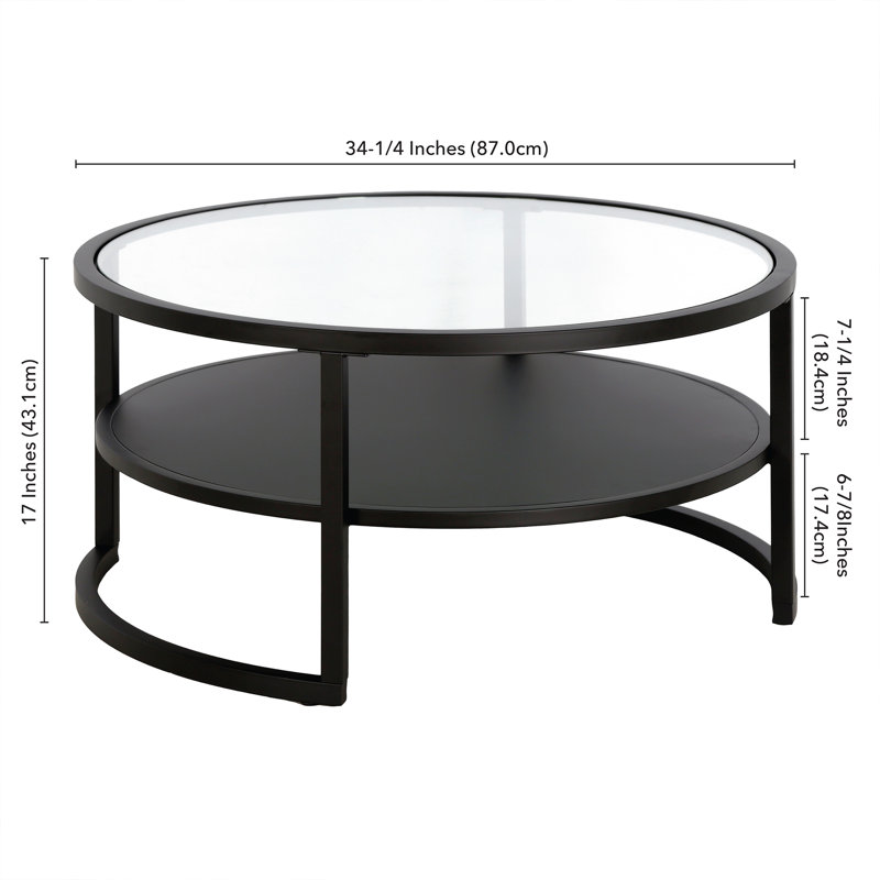 Frame Coffee Table with Storage
