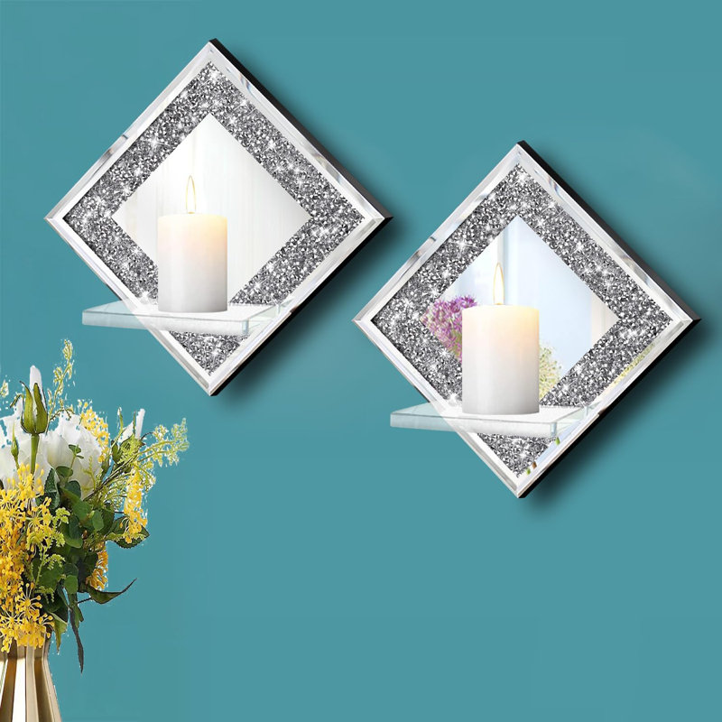 Diamond Wall Candlestick