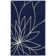 Brackenmore Floral Tufted Indigo/Ivory Area Rug