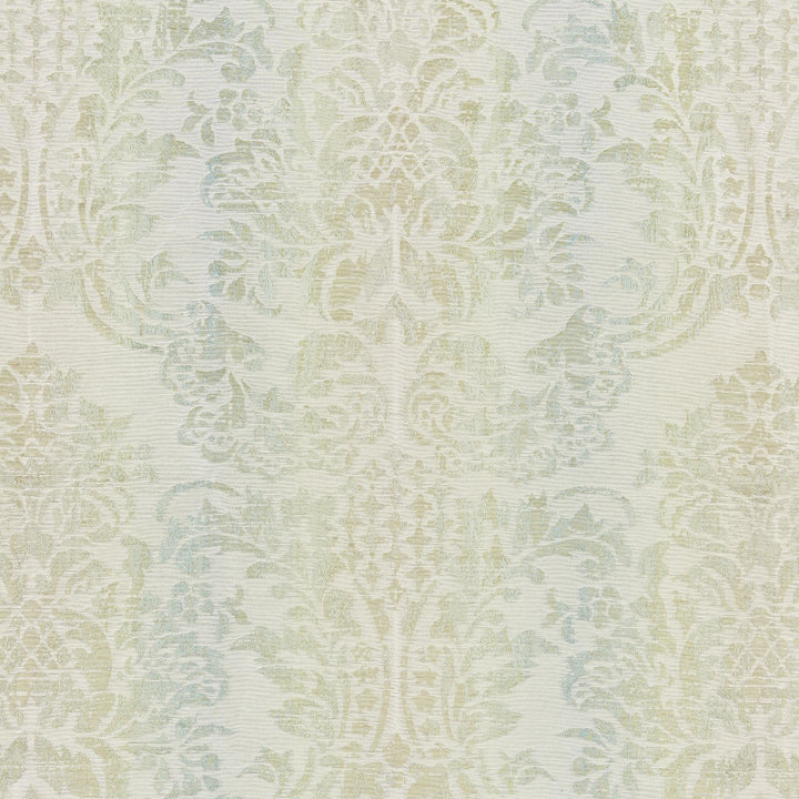 Merchante Sorrento Cotton Blend Damask Fabric, Mineral