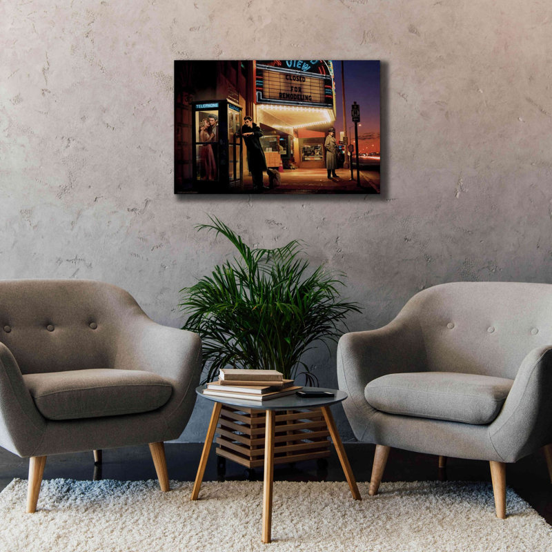 «Midnight Matinee» par Chris Consani, art mural sur toile, H 26 po x l 40 po x P 1,5 po