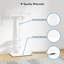 1Home Single Screen Floor Stand Mount-94517608