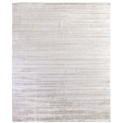 SAMPLE-Sanctuary Handmade Silk Ivory Area Rug - 1'x1'6"