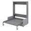 Lit escamotable double avec coussin-352963427